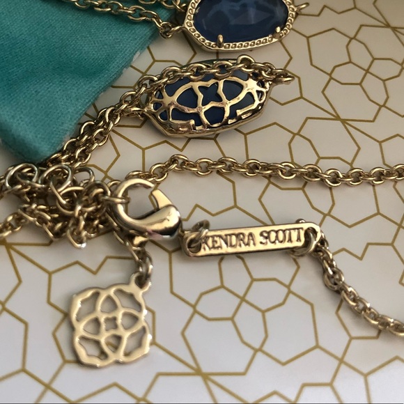 NFS Kendra Scott Kellie Necklace In Periwinkle - Picture 7 of 8